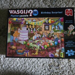 COMPLETE WASGIJ? 16 BIRTHDAY SURPRISE 1000 PC MYSTERY Jigsaw PUZZLE